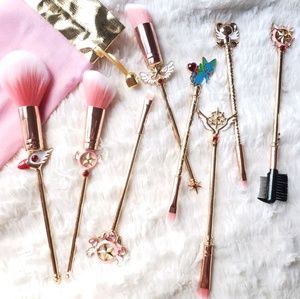 Card captor sakura makeup brush set 8pc